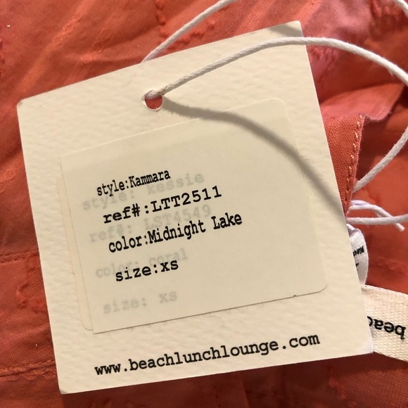 Beachlunchlounge sleeveless button front blouse size XS - Picture 6 of 8